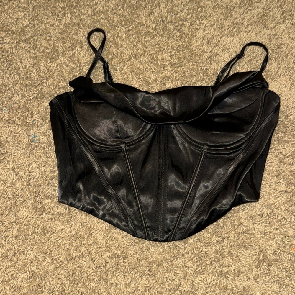 Black corset top